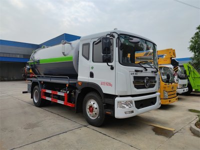 抽吸運(yùn)輸污水淤泥、糞便、沼液罐式車(chē)，國(guó)六排放吸污車(chē)抽吸快、適用面廣
